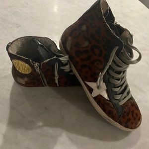 Golden Goose Francy Leopard Size 40